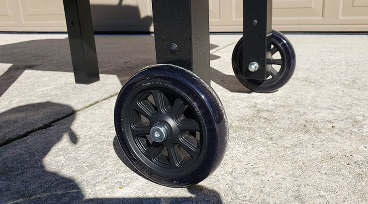 Camp Chef DLX 24 wheels