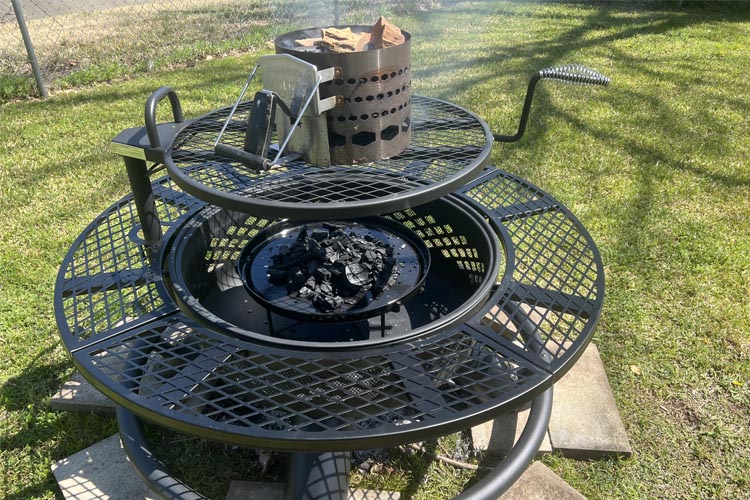 fire pit with