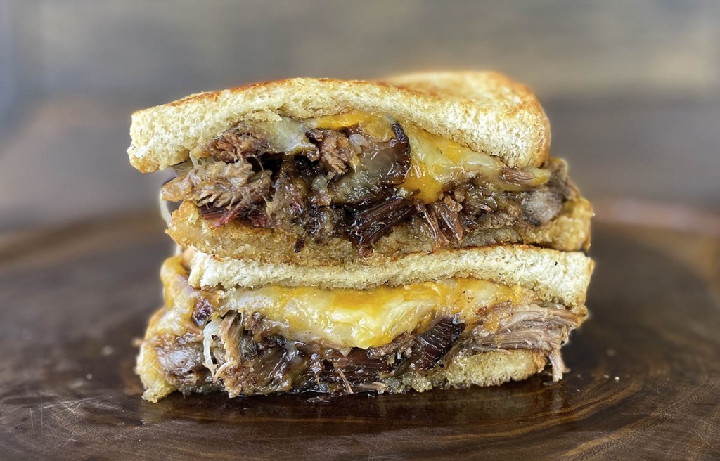 brisket grilled cheese