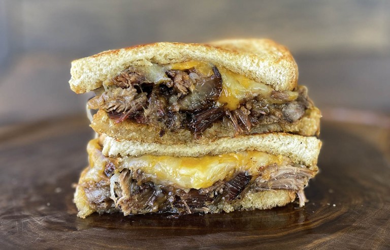 brisket grilled cheese