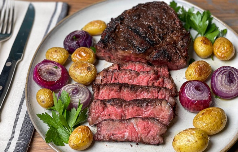 Coffee Crusted Ribeye: Reverse Seared Steak Perfection