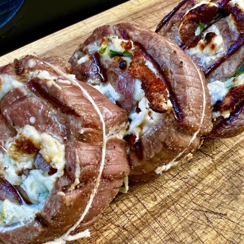 grilled steak pinwheels