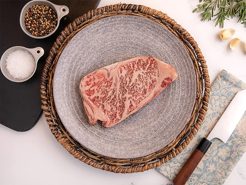 Holy Grail Steak Co Hitachi Gyu A5 Wagyu Strip Steak