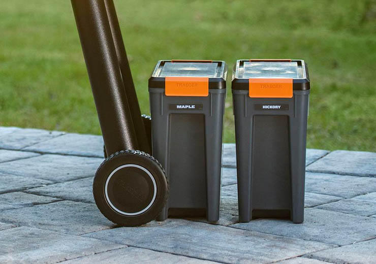 traeger pellet bins