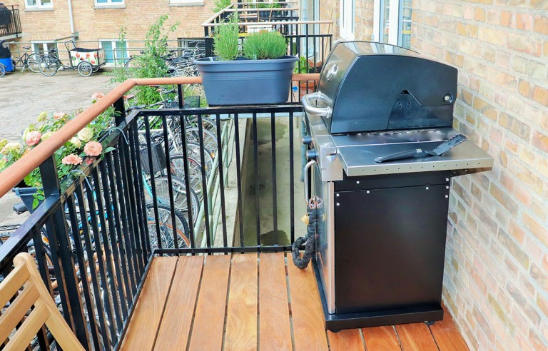 Apartment grilling