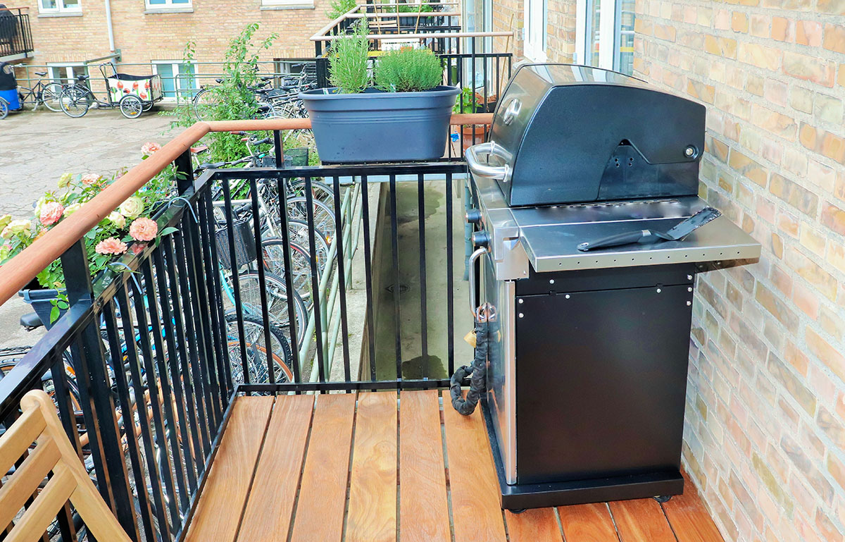 Apartment grilling
