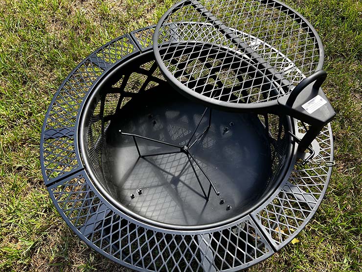 Bali Outdoors Fire Pit top view