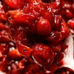 a teaspoon full of smoked cranberry sauce