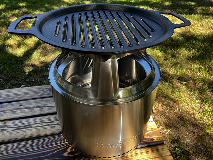solo stove bonfire cast iron grill
