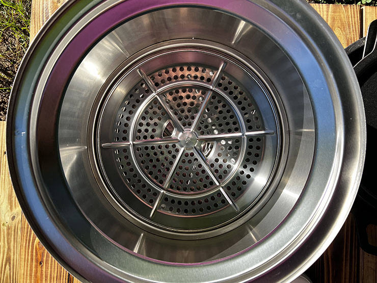 top view of the solo stove bonfire pit