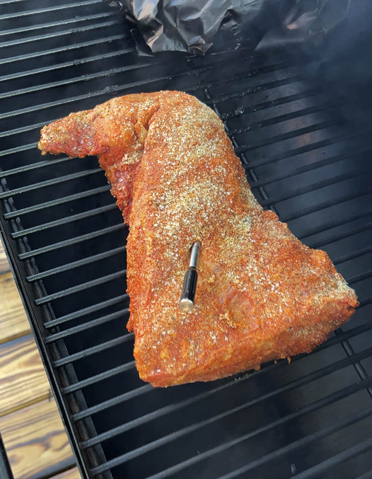 smoking tri tip on oklahoma joe’s highland