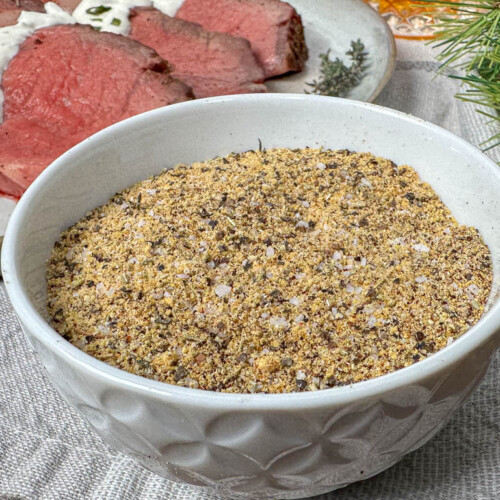 prime rib rub in a bowl