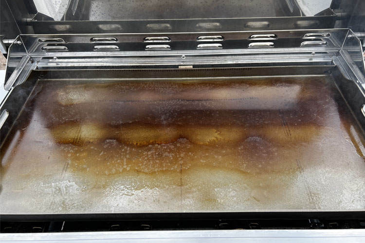 griddle turning copper