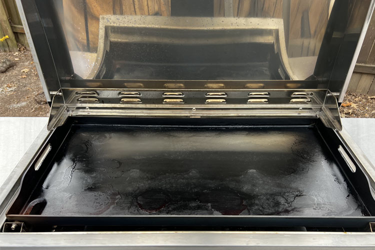 seasoned griddle