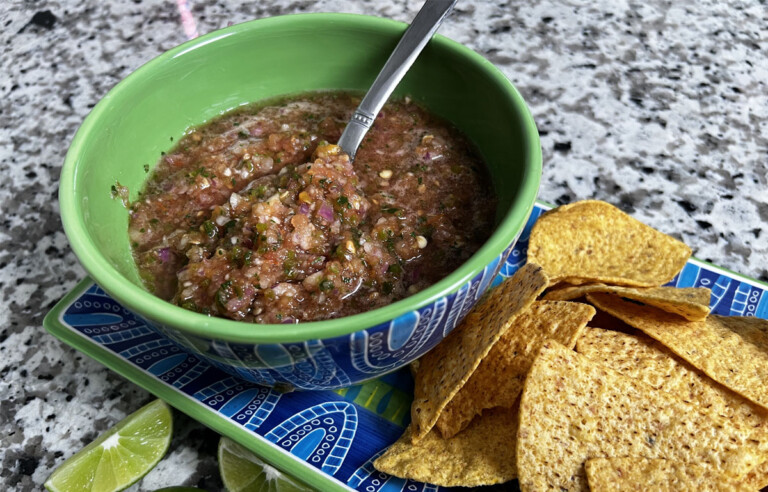 Fast Smoked Salsa
