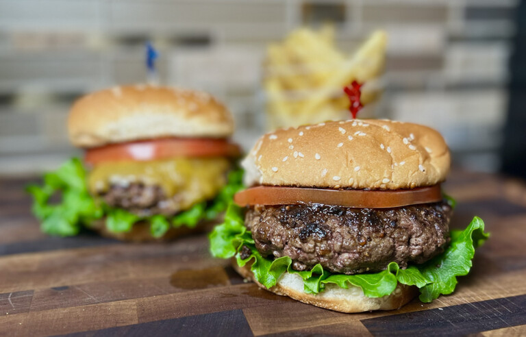 Grilled Brisket Burgers