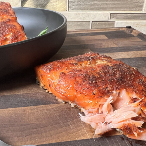 hot smoked salmon