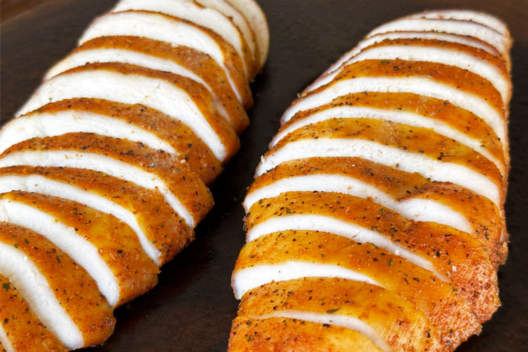 sliced chicken breast