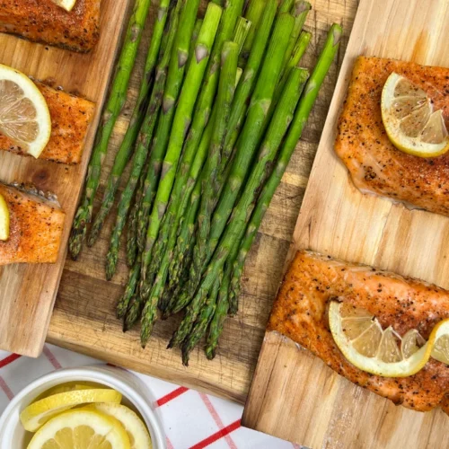 cedar plank salmon