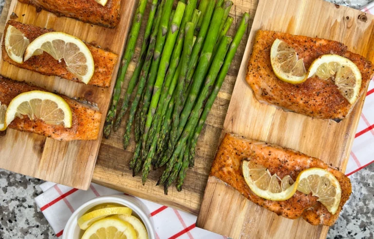 cedar plank salmon