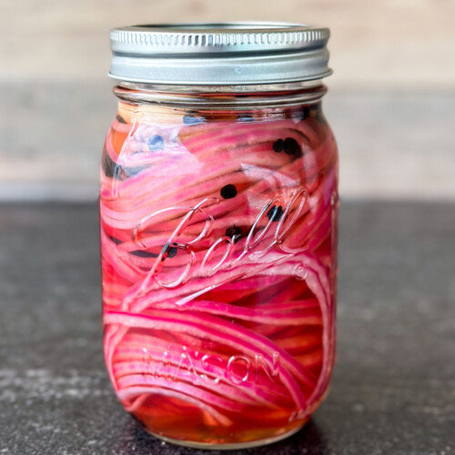 pickled red onions