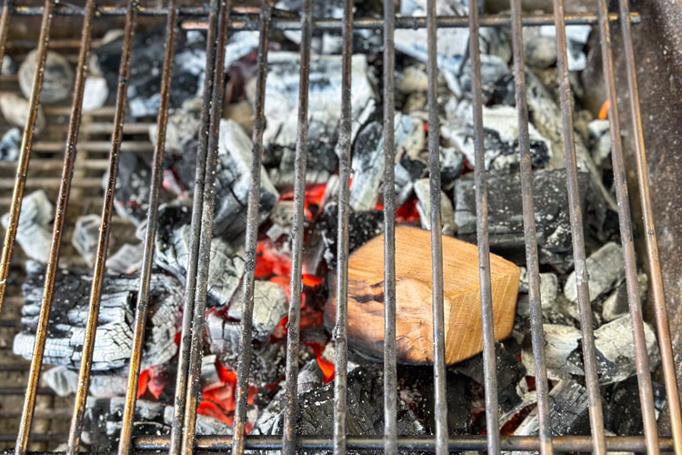 hot coals