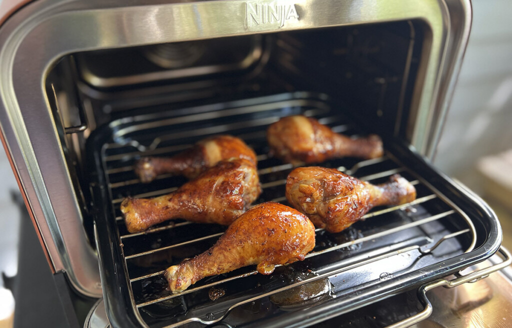 chicken drums on the ninja woodfire bbq