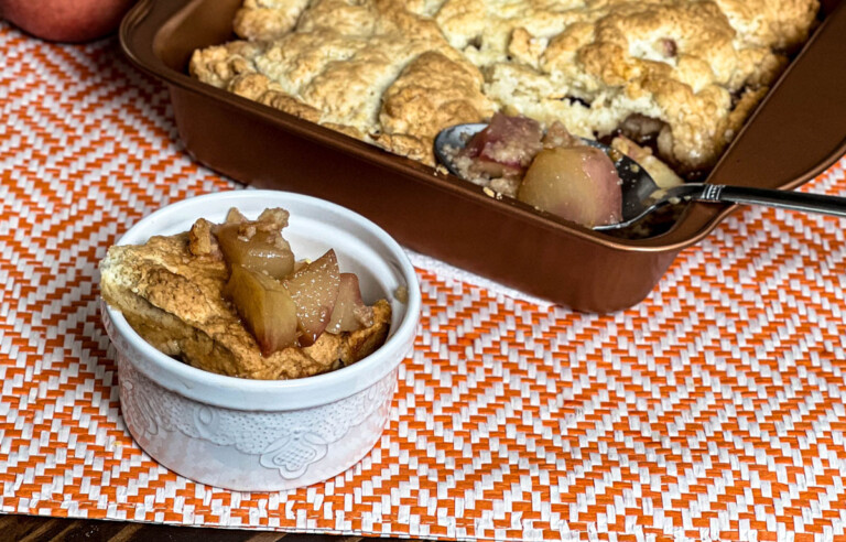 peach cobbler