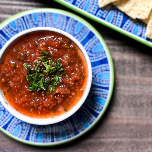 roasted red pepper salsa