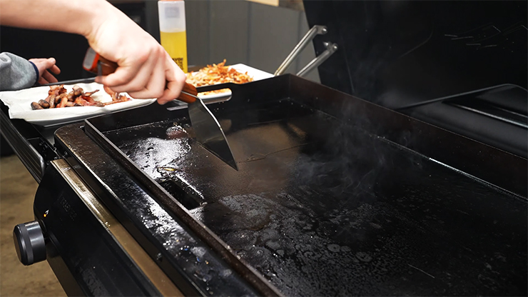 Traeger Flatrock Griddle grease trap