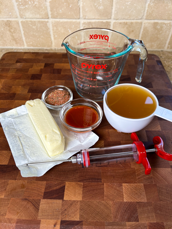 ingredients for smoked cajun turkey
