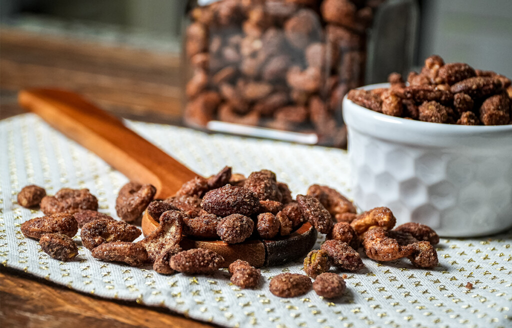 smoked candied nuts