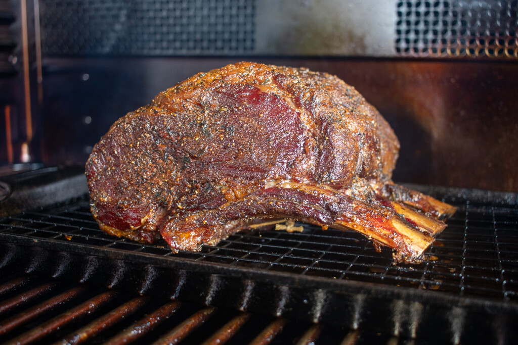 fully smoked prime rib roast