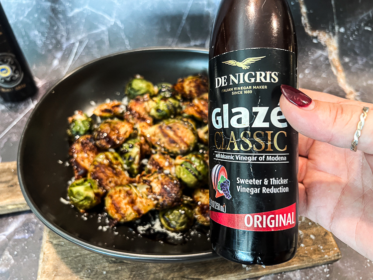 a bottle of balsamic glaze