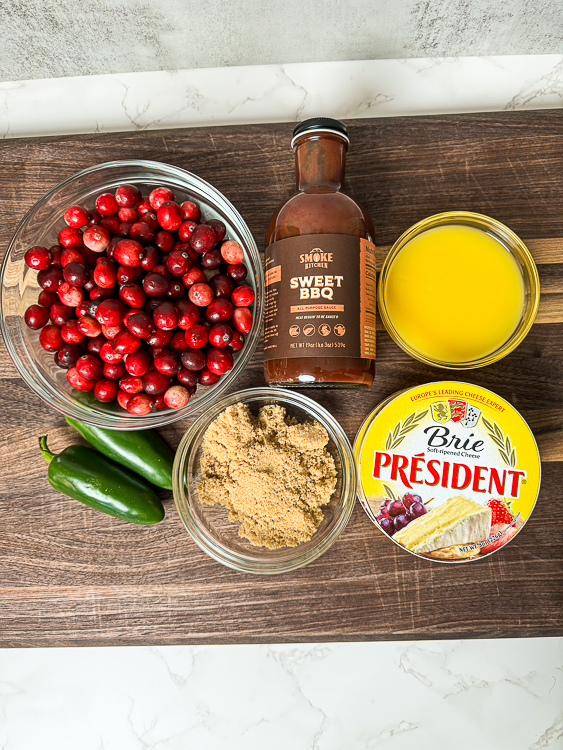 ingredients for smoked brie