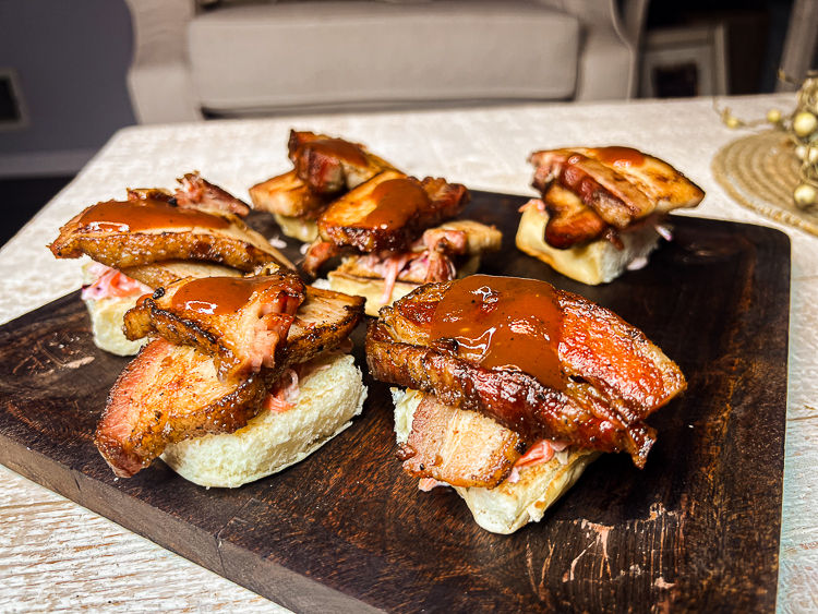 smoked pork sliders with no lid