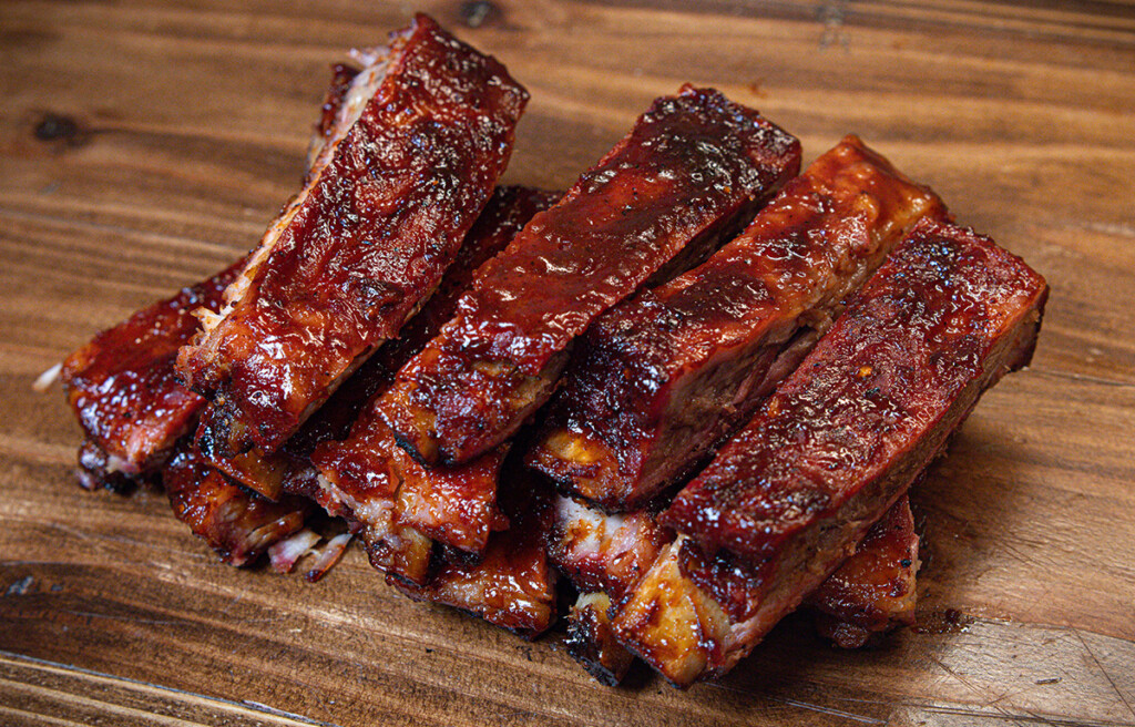 smoked frozen pork ribs
