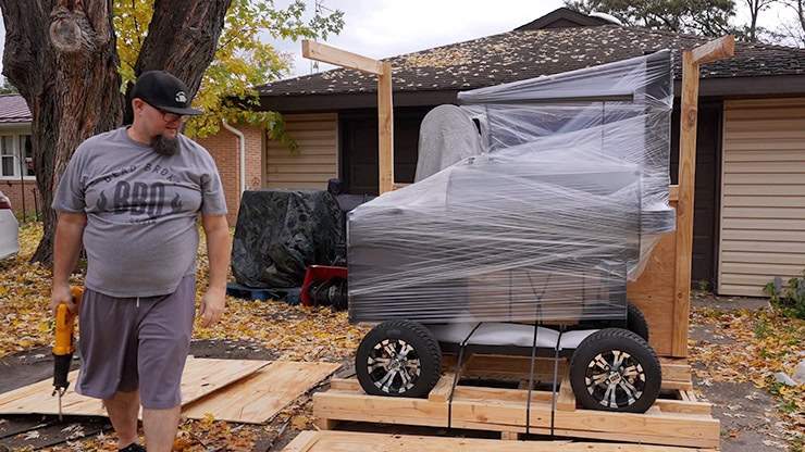 Lone Star Offset Smoker unboxing