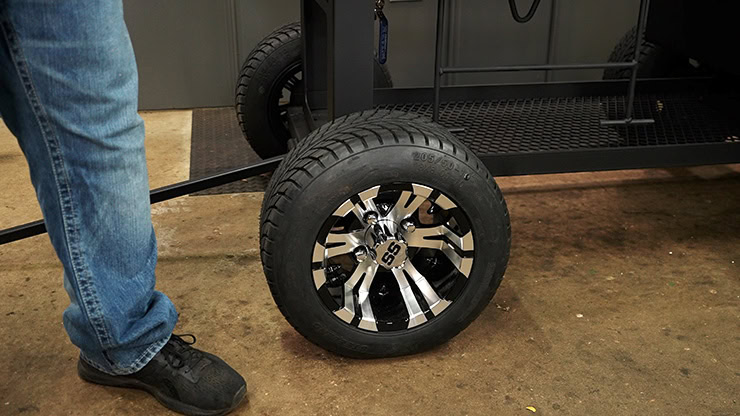 Lone Star Grillz offset smoker off-road package wheels