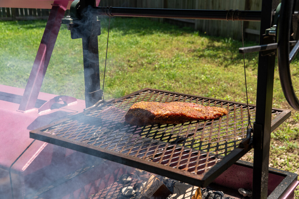 tri-tip on the santa maria grill