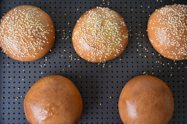 Easy Brioche Burger Buns