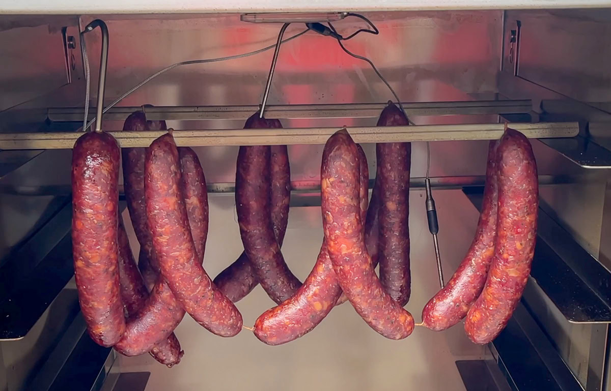 smoked texas hot links