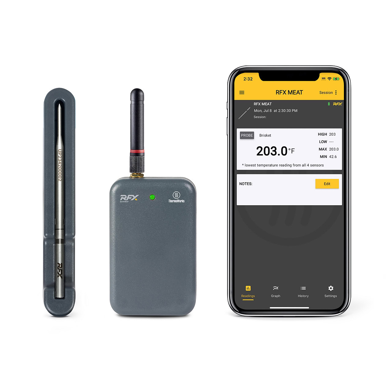 ThermoWorks RFX Wireless Probe Starter Kit