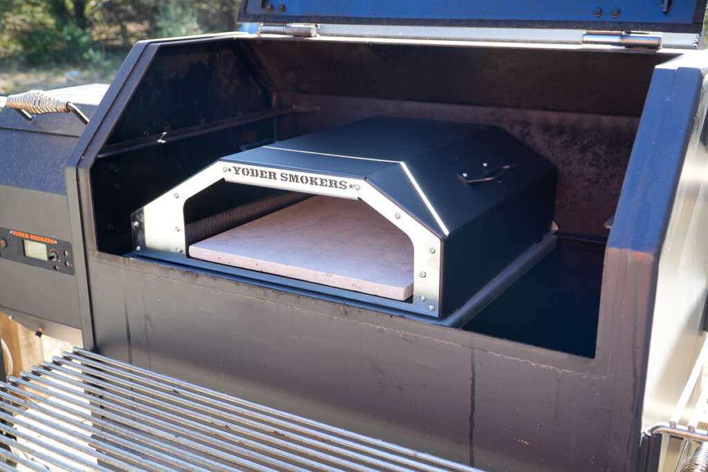 the yoder pizza oven the the smoker