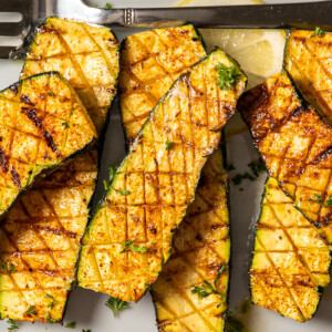 grilled zucchini with a cajun twist