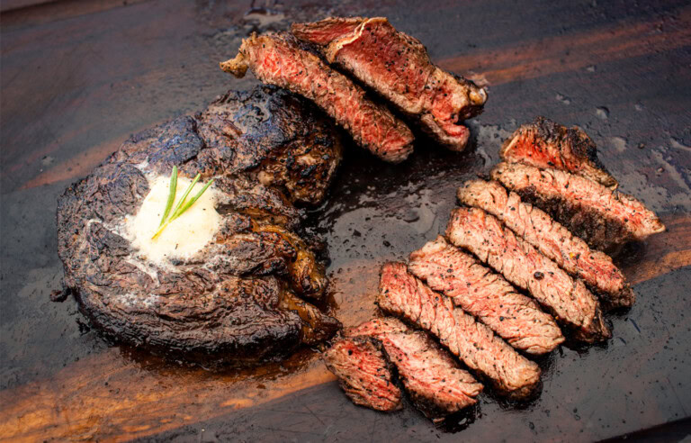 grilled chuck eye steak