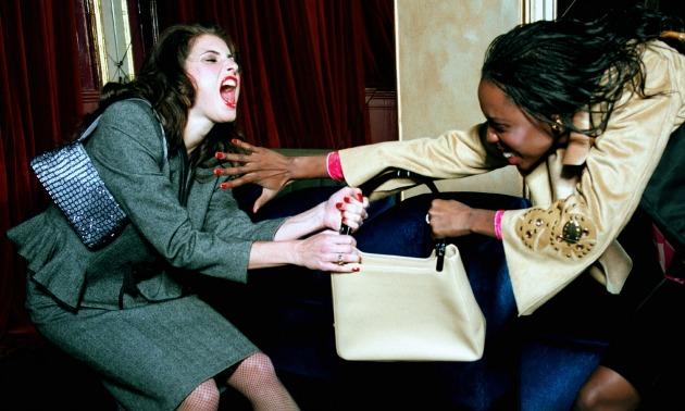Two Women Fighting