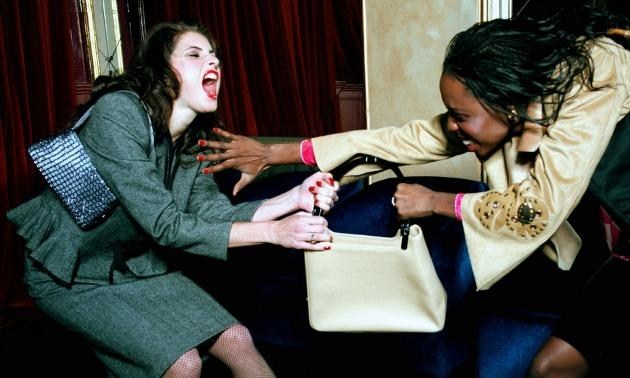 Two Women Fighting