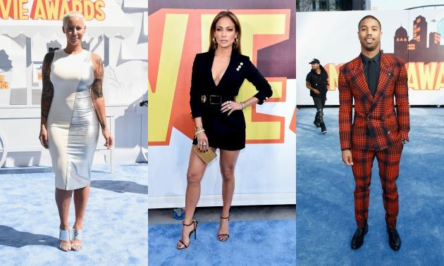 Amber Rose, Jennifer Lopez, Michael B. Jordan