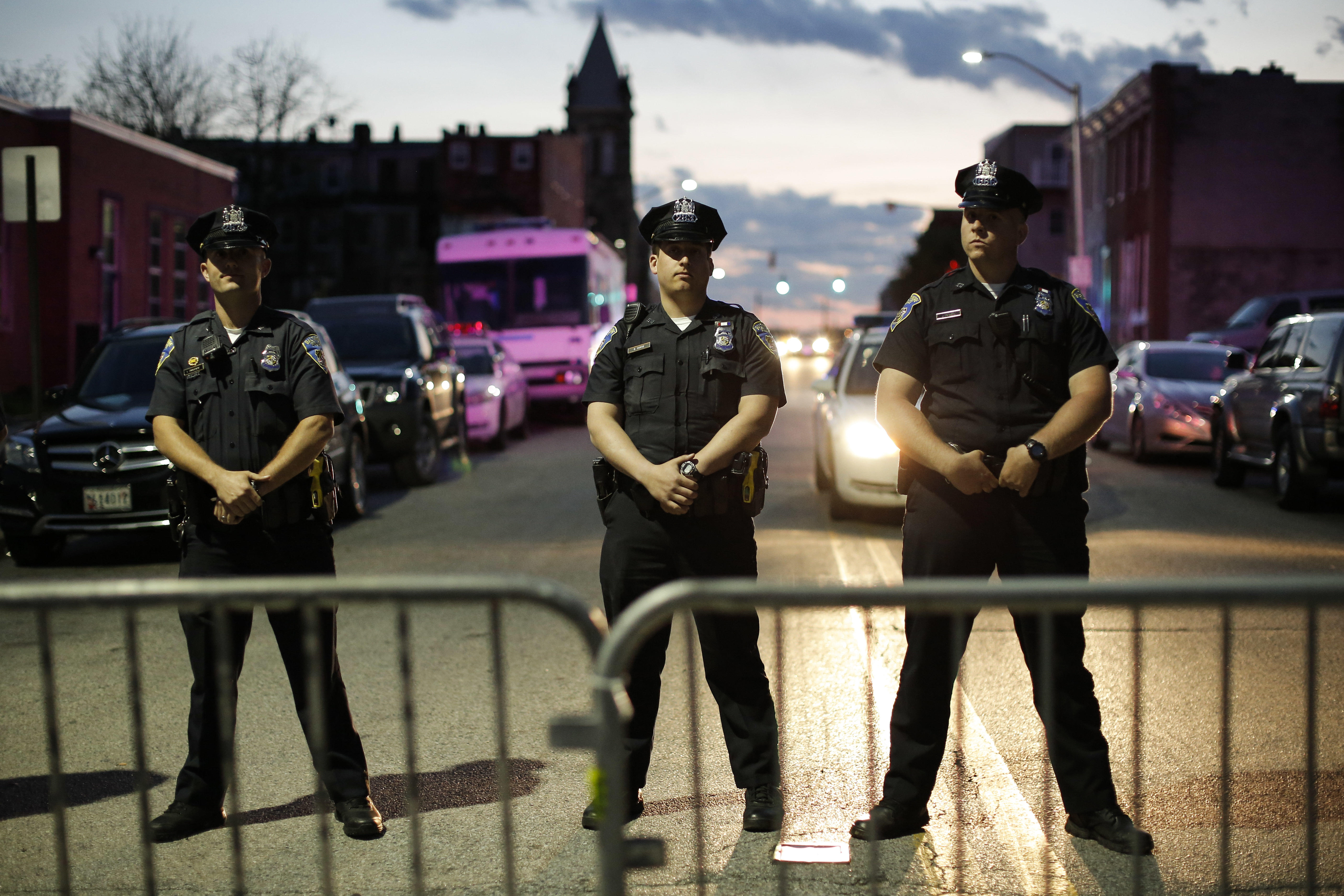 The Police Barricade The Neighborhood